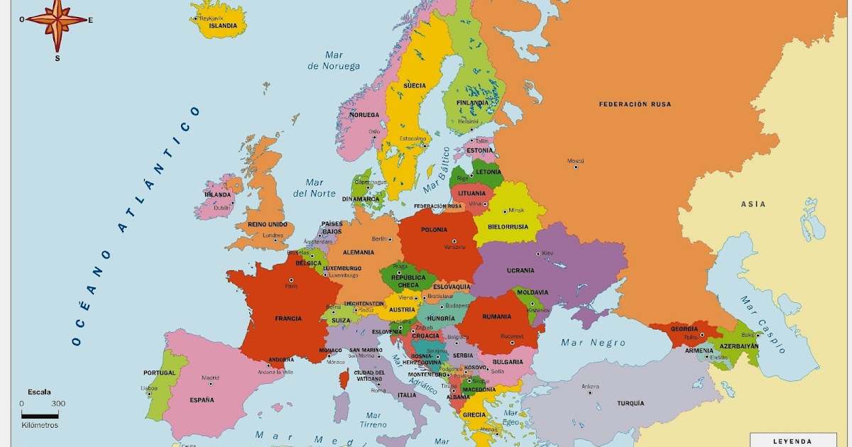 MIS TAREAS SIEMPRE LISTAS: MAPA POLÍTICO DE EUROPA