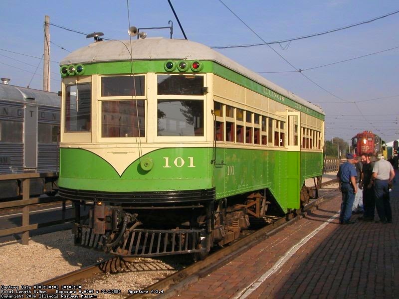 Eddie's Rail Fan Page Preserved Illinois Terminal Railroad lightweight