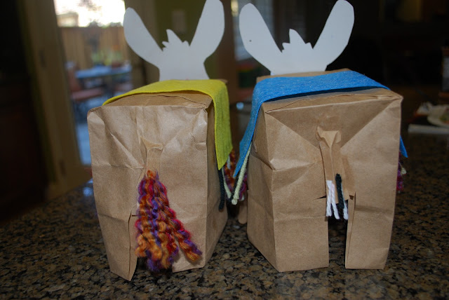 paper bag donkeys