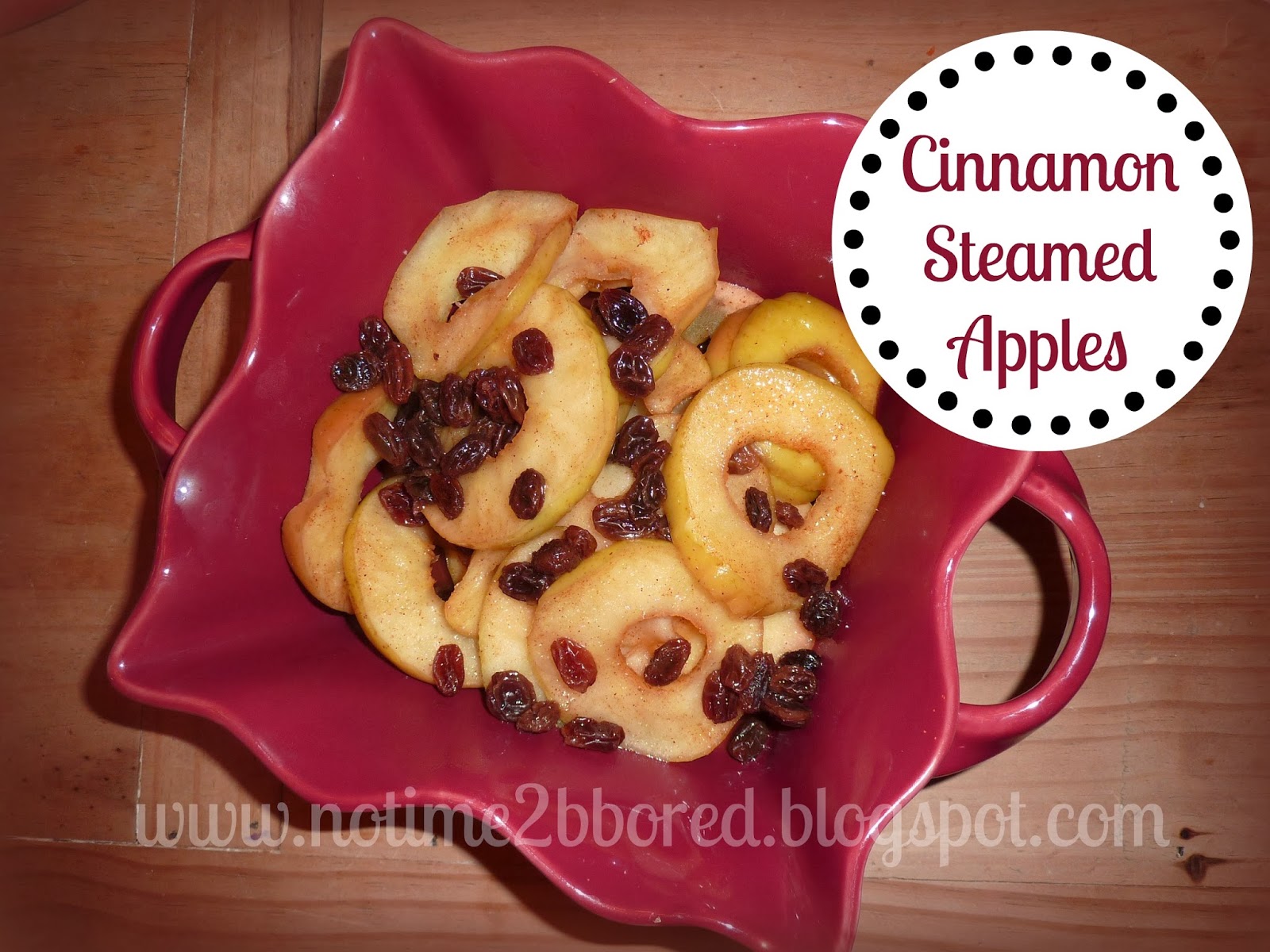 No time to be bored Cinnamon Steamed Apples Recipe Easy and Delicious
