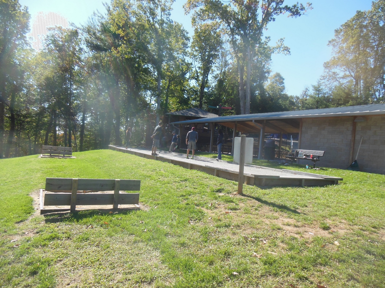 CarolinaPetanque Saturday 10/17/2015 at the park in Hildebran, NC