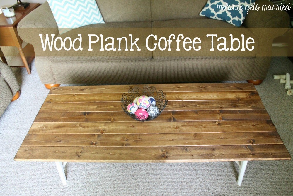 Making It In The Mitten Wood Plank Coffee Table