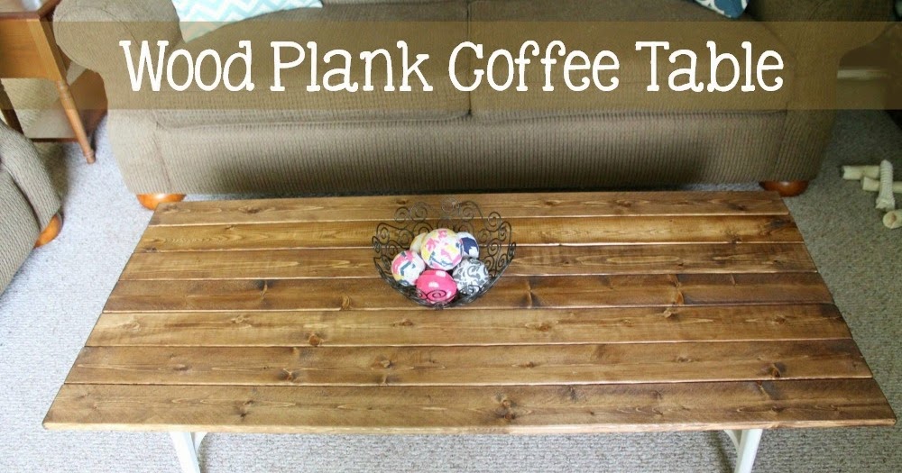 Making It In The Mitten Wood Plank Coffee Table - Stained Wood Plank Coffee Table Making It In The Mitten Wood Plank Coffee Table - Stained Wood Plank Coffee Table