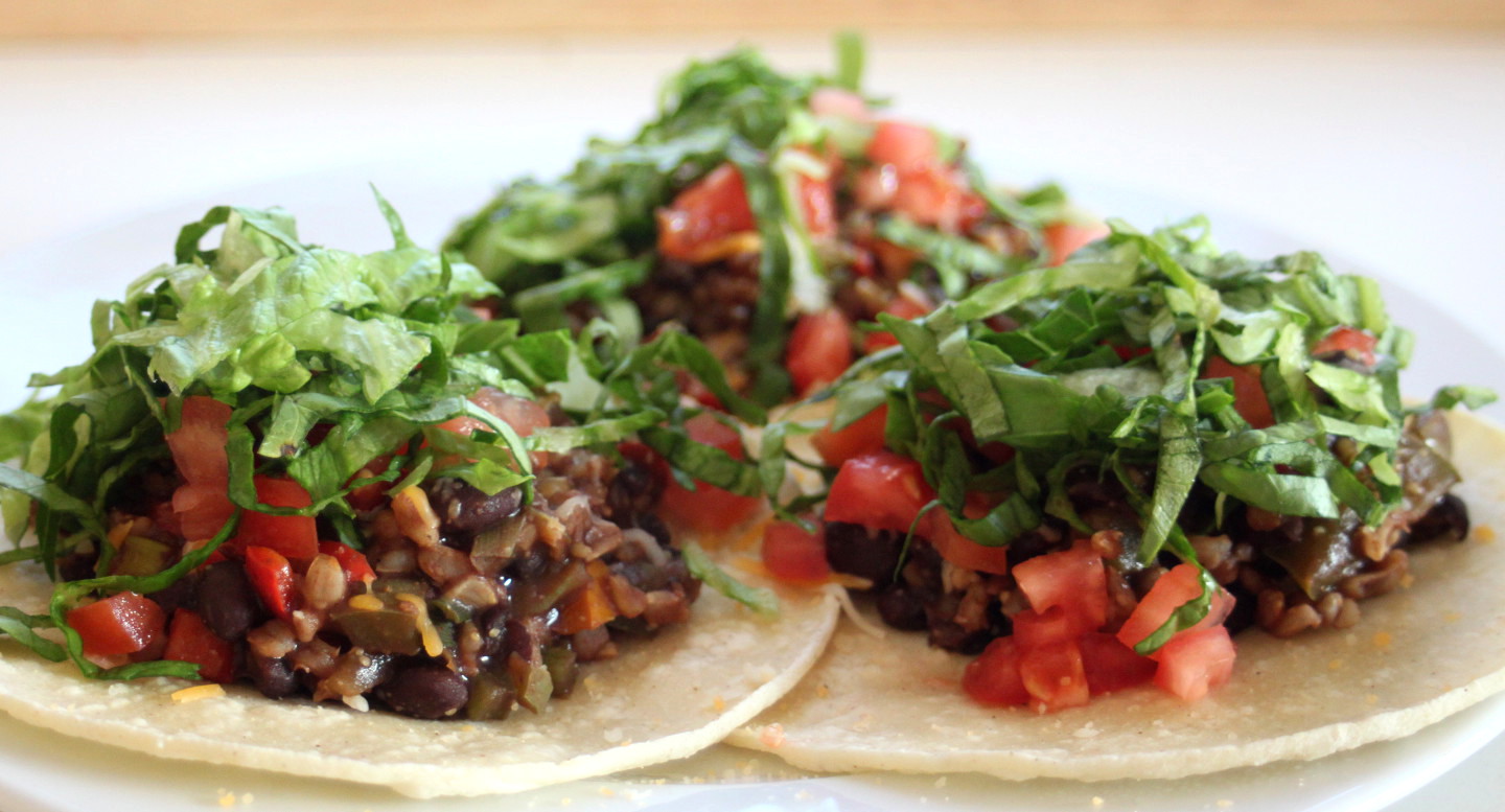 Healthy, Busy Mom Vegetarian Black Bean Tacos