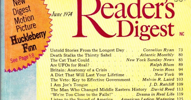 Reader's Digest June 1970 Alcoholism Milton Friedman James A. Michener +++ Reader's Digest June 1970 Alcoholism Milton Friedman James A. Michener +++