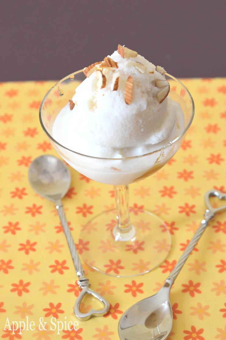 Apple & Spice Buffalo Milk, Honey & Almond Gelato