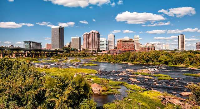 Richmond Virginia skyline of Richmond Virginia