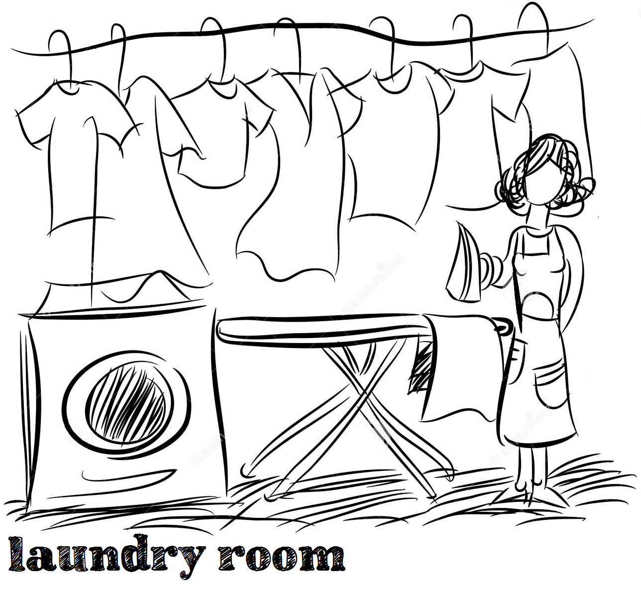 Teachermina: laundry room