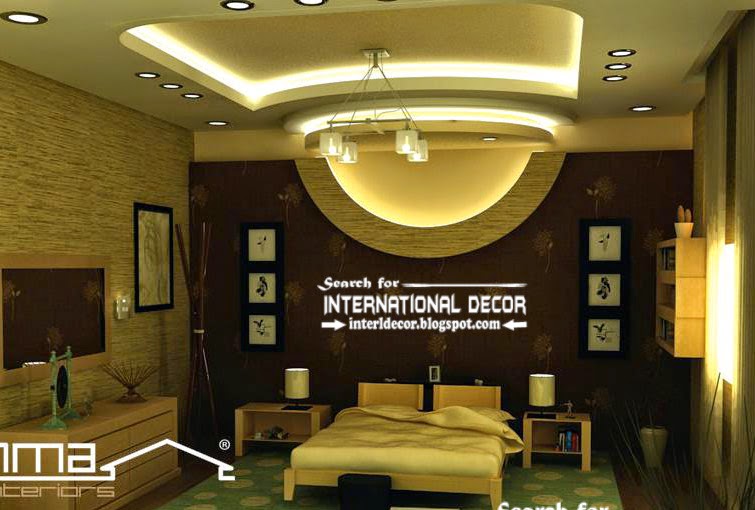 modern suspended ceiling lights for bedroom false ceiling lighting ideas