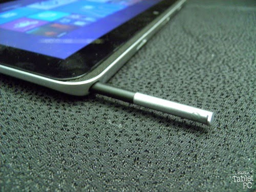 La penna Wacom è alloggiata nel Tablet PC