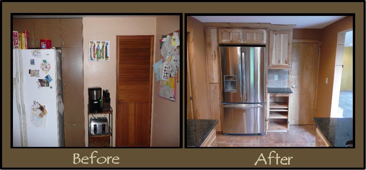Mobile Home Kitchen Remodel Before and After 1218 x 566
