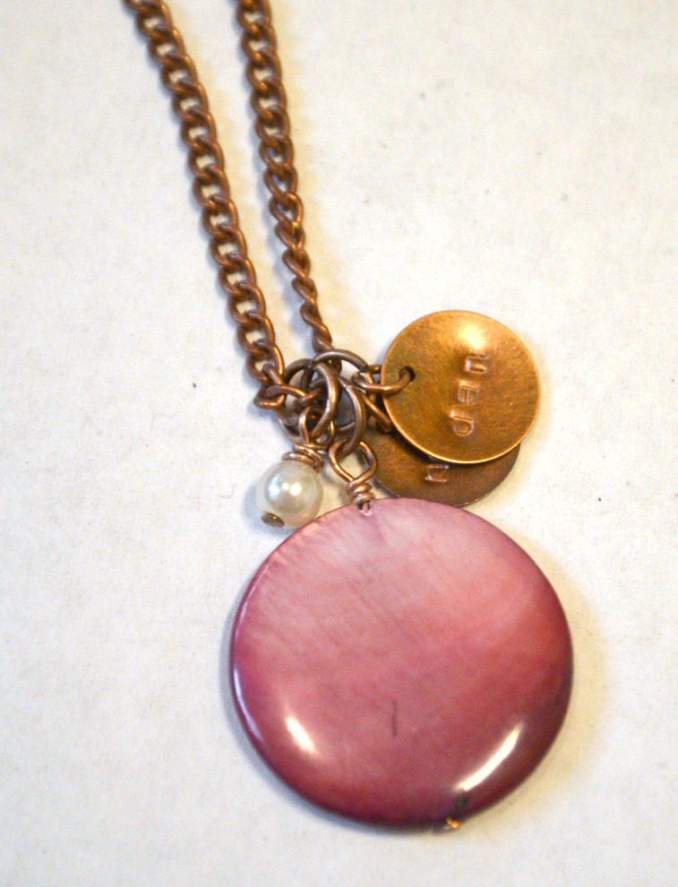 52 Mantels DIY Charm Necklace {by One Artsy Mama}