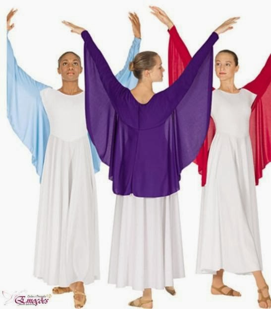 blusas para coreografia evangelica