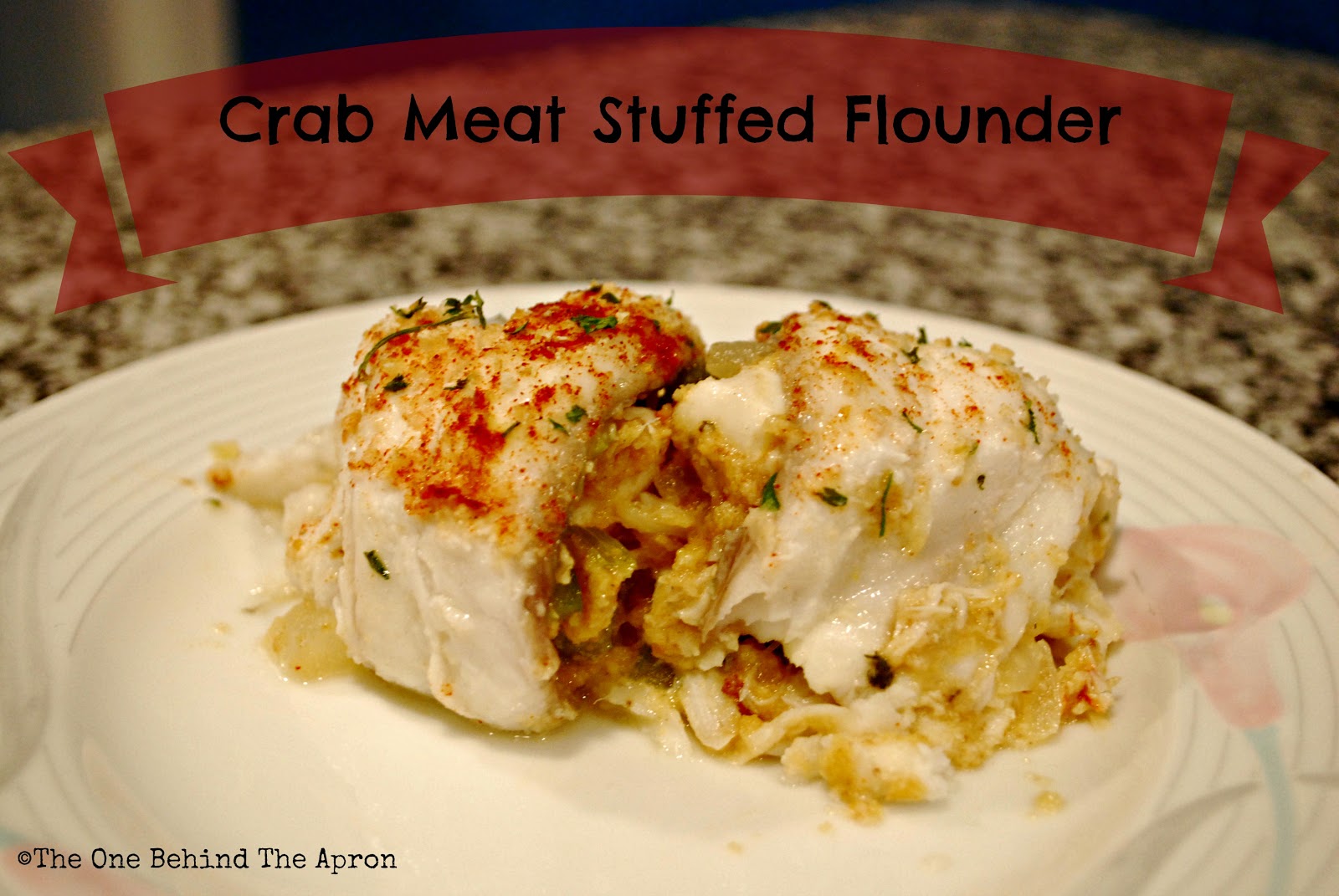 The One Behind The Apron Crab Meat Stuffed Flounder