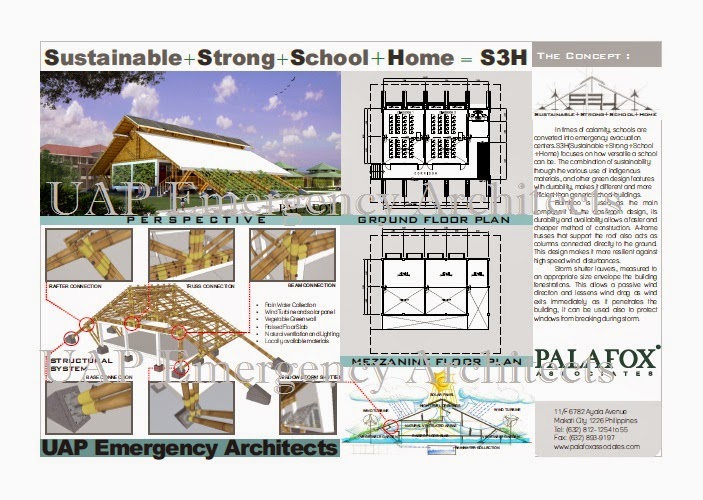 resilient schoolbuilding design 2 uap emergency architects evacuation center design concept