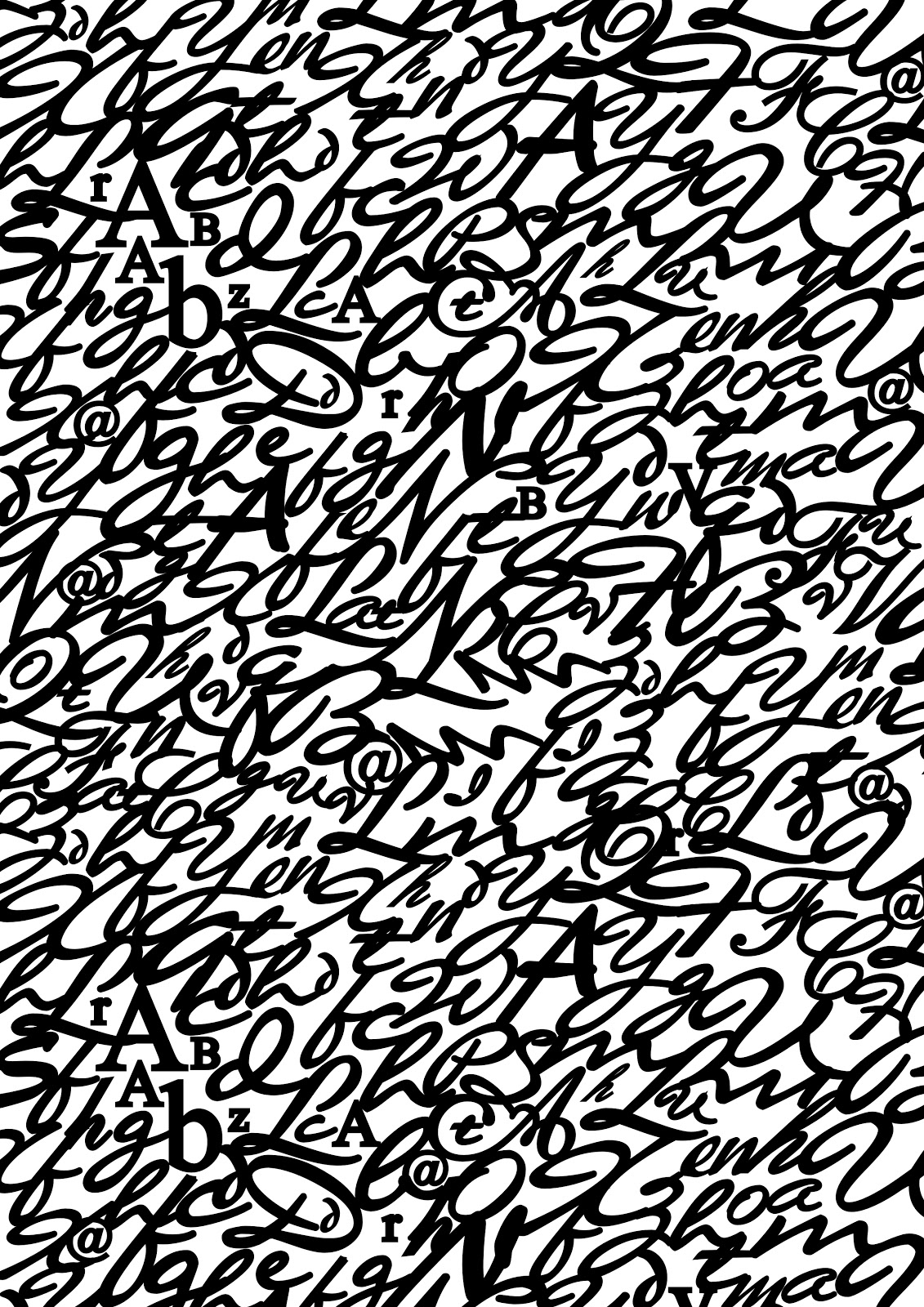 SIMPLY CRAFTS LETTER JUMBLE BACKING PAPER