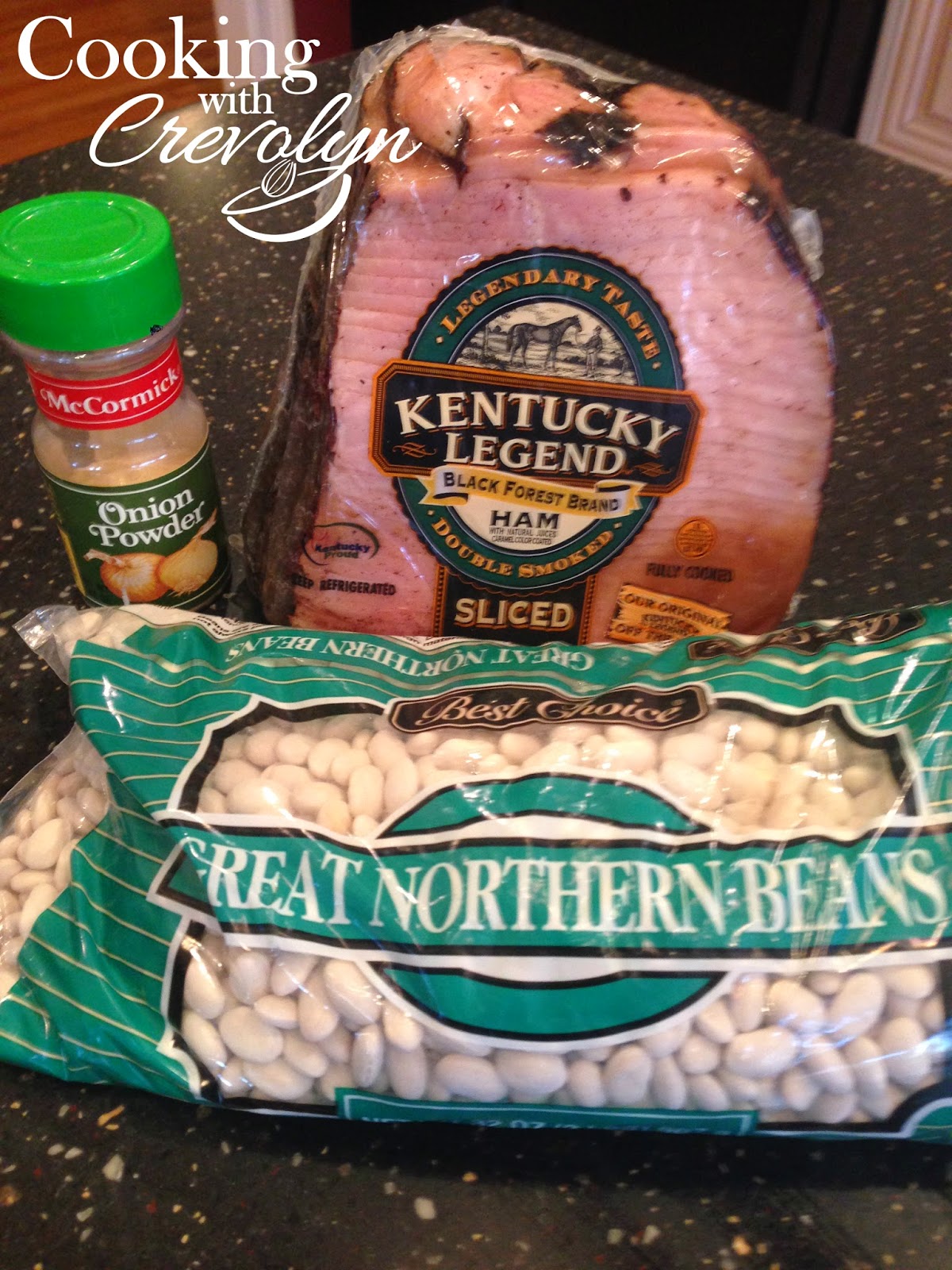 Cooking with Crevolyn Slow Cooker Ham and Beans