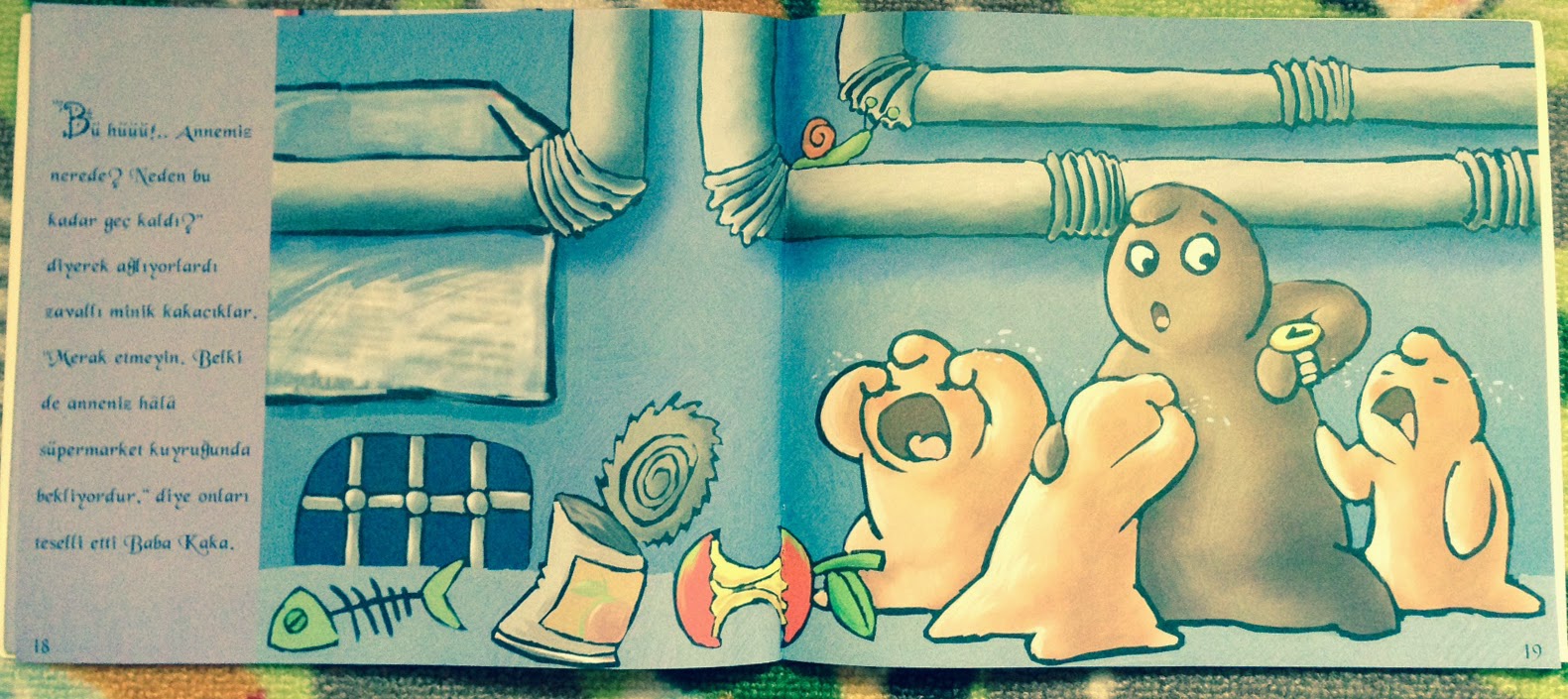 Anne bak uçak! Güle güle kakalar