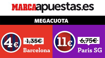 marca apuestas megacuota Barcelona vs PSG champions 21 abril marca apuestas megacuota Barcelona vs PSG champions 21 abril