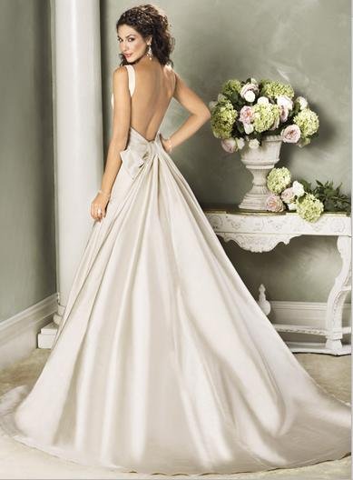 novias super fashion: vestidos de novia sin espalda