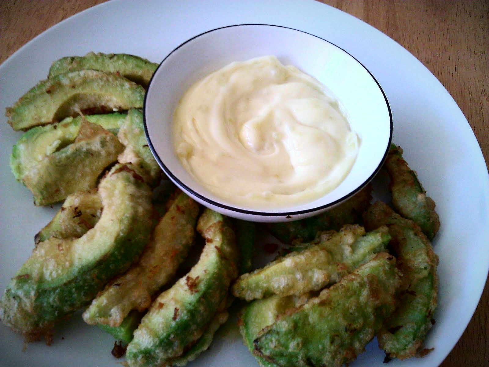 Everything Goes With Toast Tempura avocado