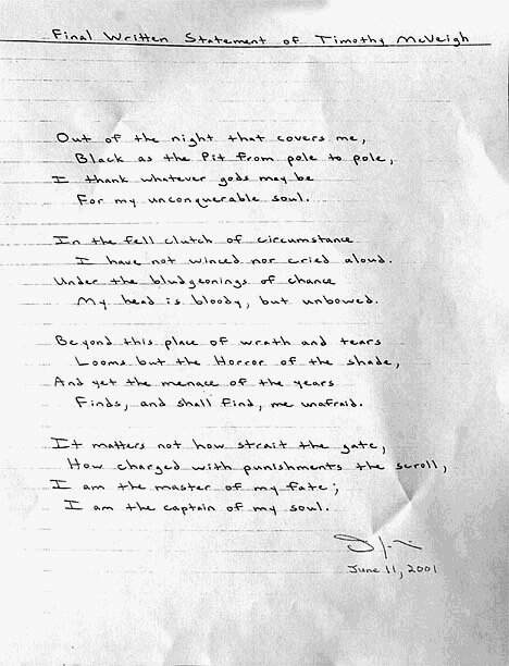 timothy mcveigh essay timothy mcveigh essay