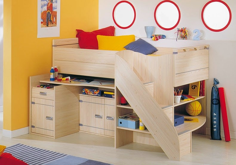 Beds Information Colorful Contemporary Children Cabin Beds