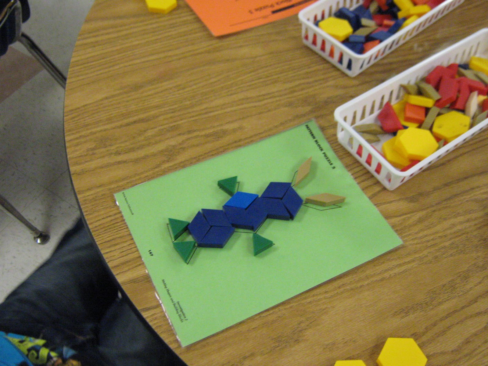 Kindergarten News: Pattern Block Puzzles