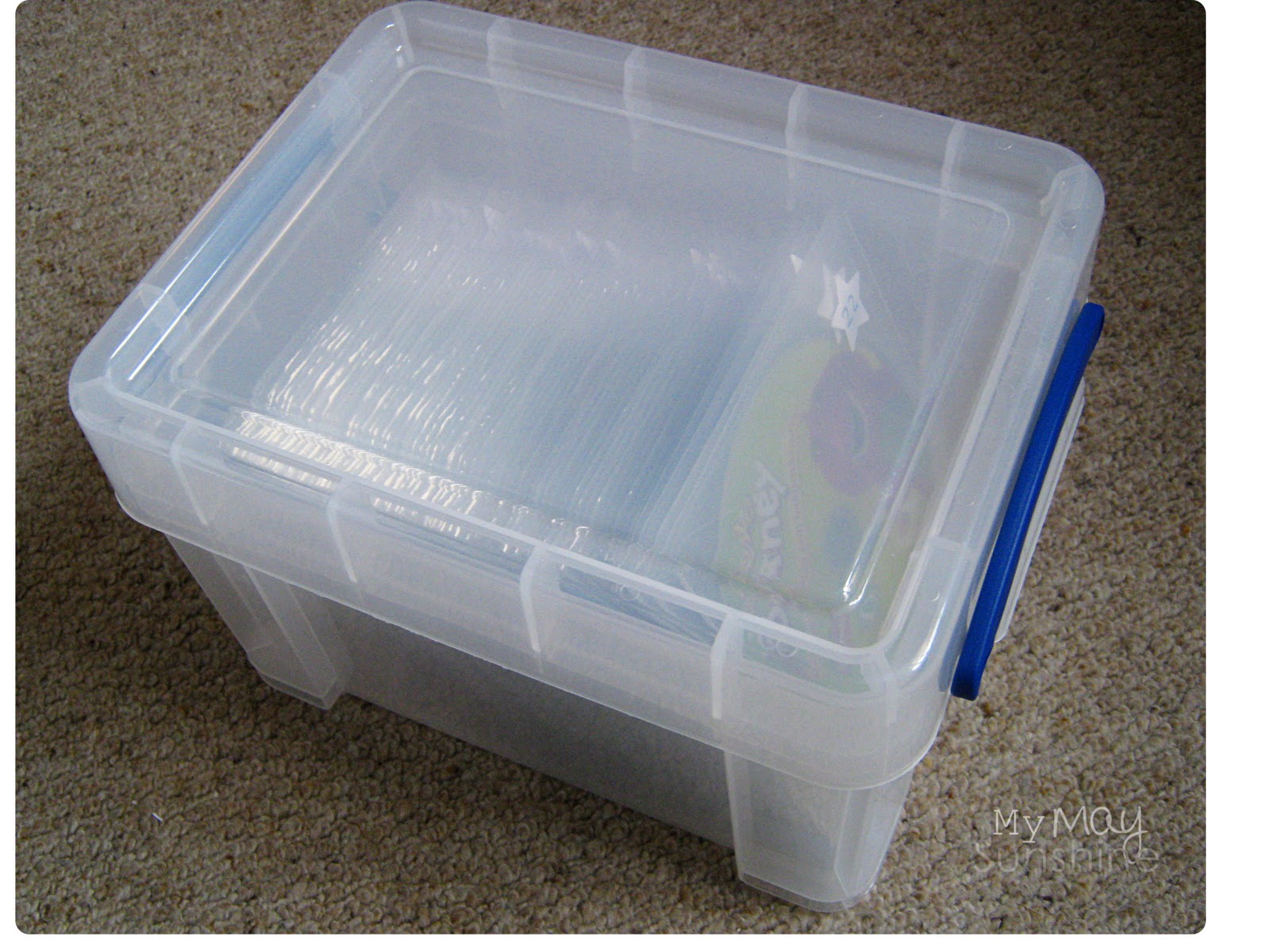 Organising and storing DVD's. My May Sunshine