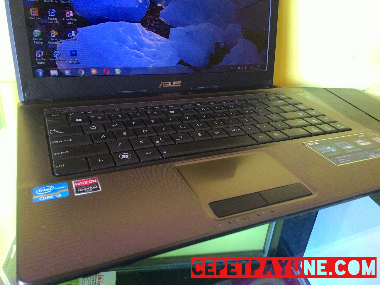LAPTOP ASUS A44H Intel Core i3 Sandy 2330M ATI Radeon HD 7470M