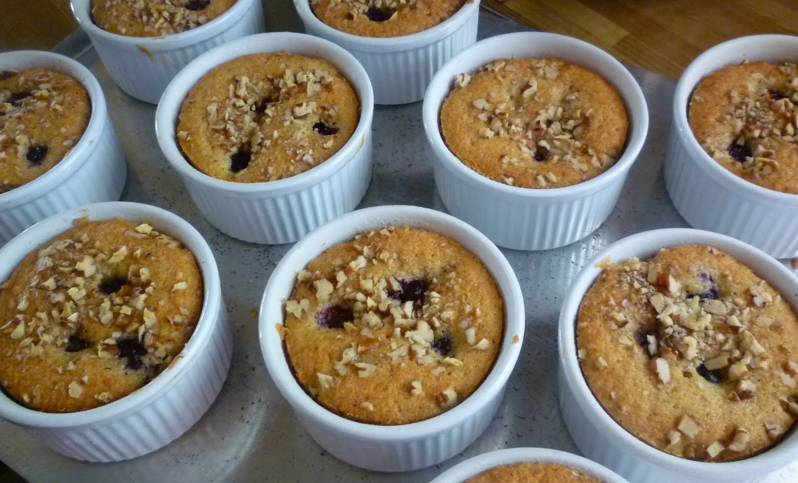 For Love of the Table Buttermilk Tea Cakes with Fresh Fruit...perfect