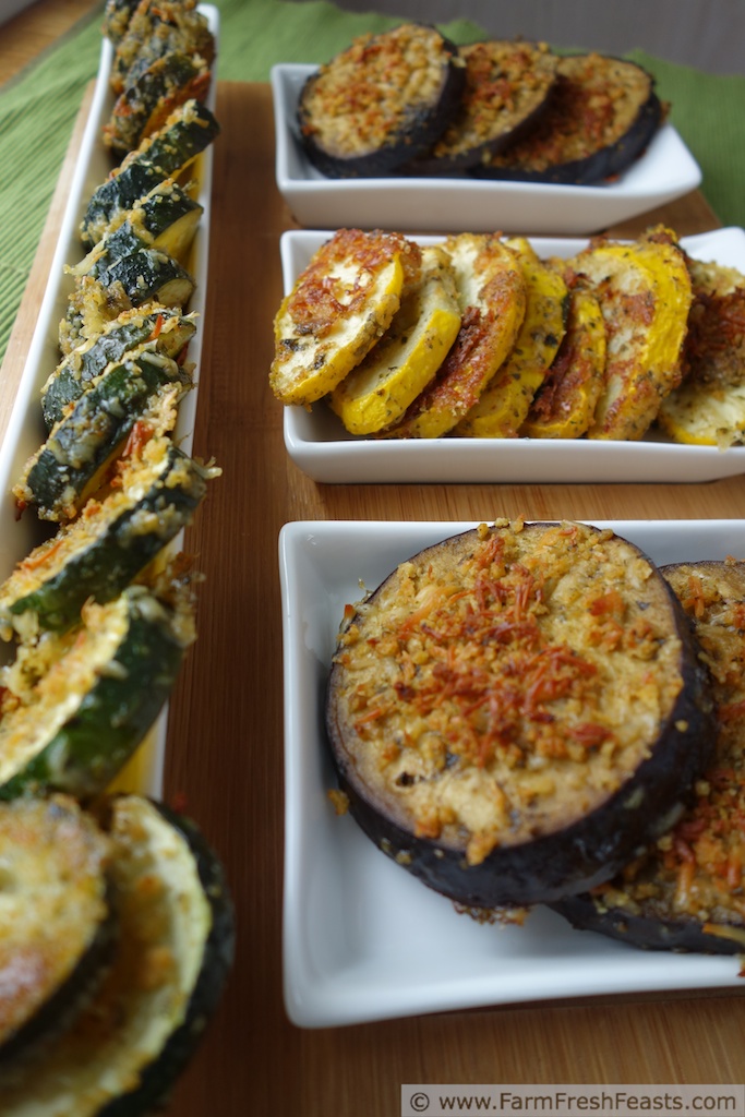 Farm Fresh Feasts Baked Eggplant Chip Pesto Pizza