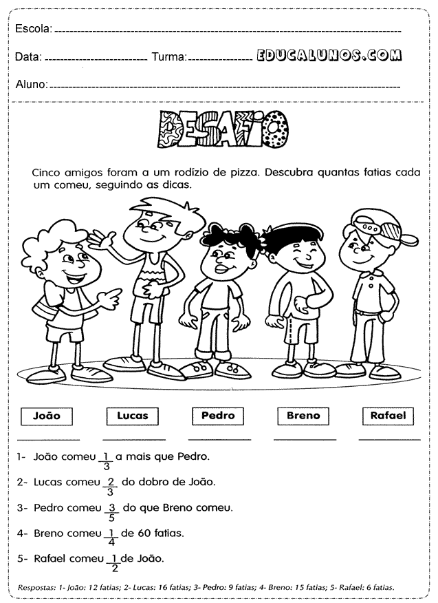 Desafio das frações