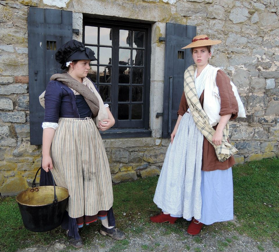 Flintlock and tomahawk Photoshoot Camp Followers with the British