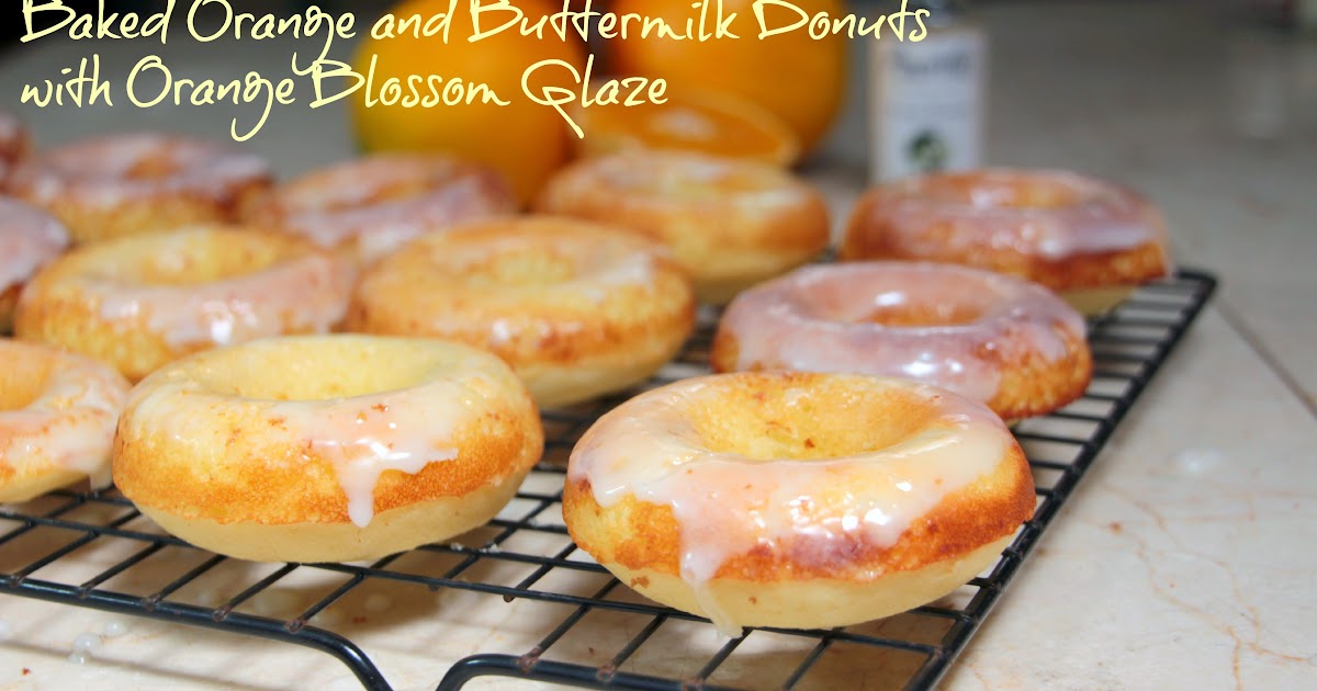 Love from the Kitchen Baked Orange and Buttermilk Donuts with Orange