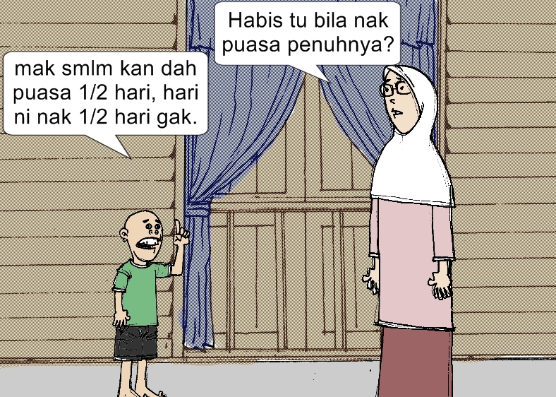 Puasa Ketika Zaman Kanak Kanak Dahulu