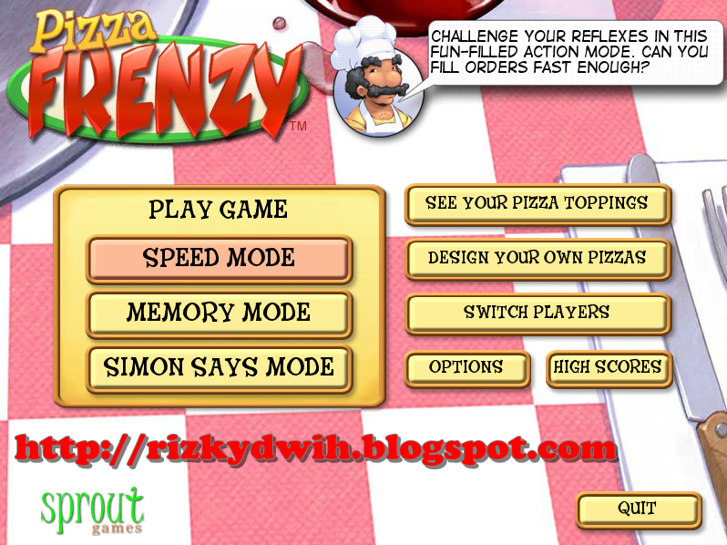 Pizza frenzy free online game