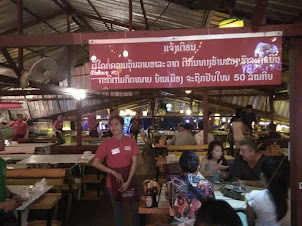 Samyek Papasack restaurant on Mekong Riverside.
