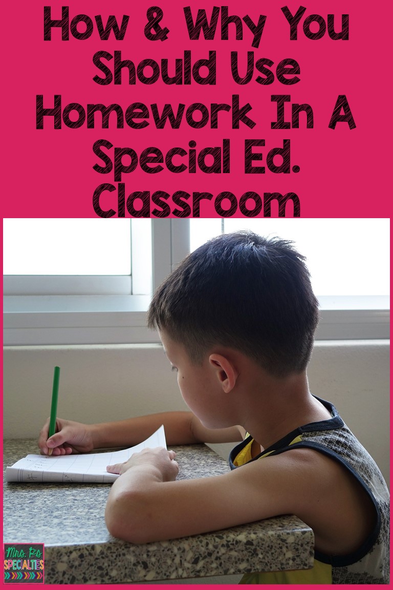 Special ed homework help