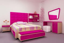 bedroom interior design for girls pink