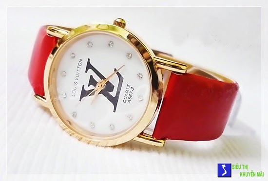 Mặt đồng hồ đeo tay Loius Vuitton