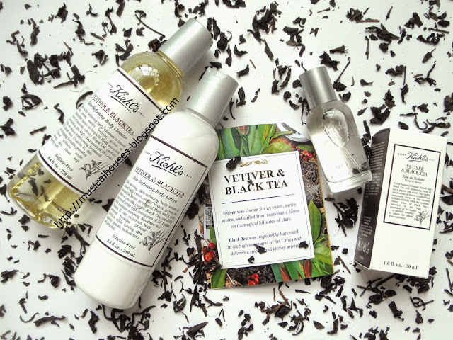 Kiehl's Vetiver and Black Tea Aromatic Blends Review: EDT, Body