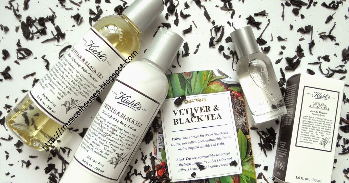 Kiehl's Vetiver and Black Tea Aromatic Blends Review: EDT, Body Lotion,  Body Cleanser - of Faces and Fingers