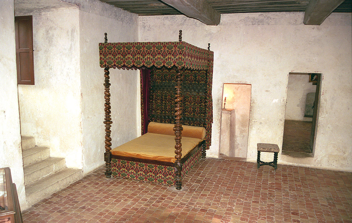 Montaigne's woon- en slaapkamer