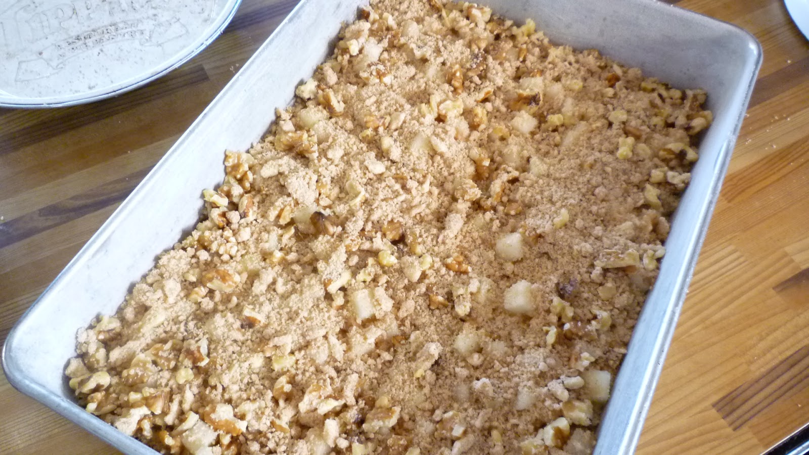 For Love of the Table Pear & Walnut Coffee Cake