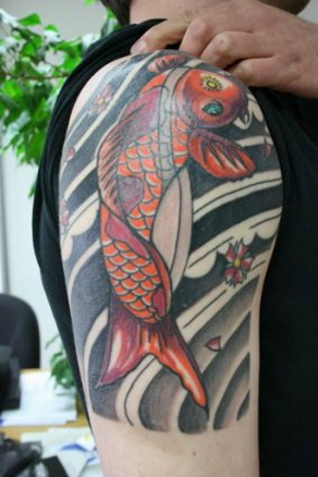 Half Sleeve Tattoo is a tattoo that covers the entire upper or lower arm