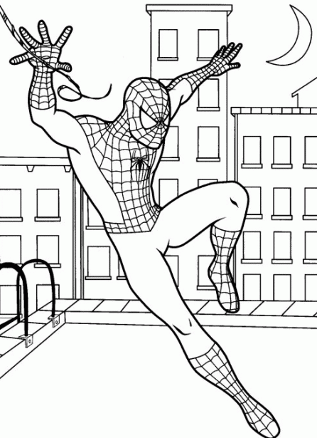 Homem-Aranha para Colorir