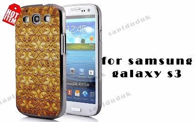 Metal Carved Pattern Hard Case For Samsung Galaxy S3