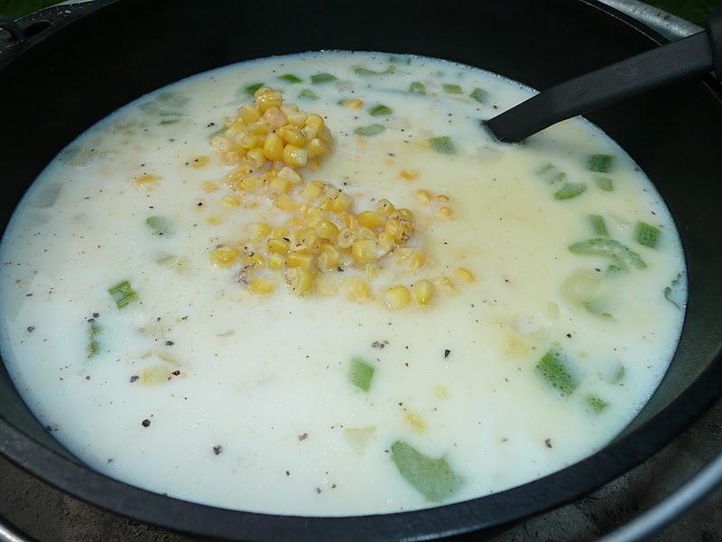 Everyday Dutch Oven Quick Corn Chowder