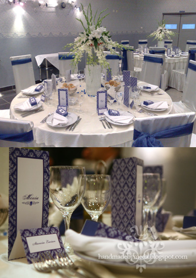 sapphire blue wedding invitations